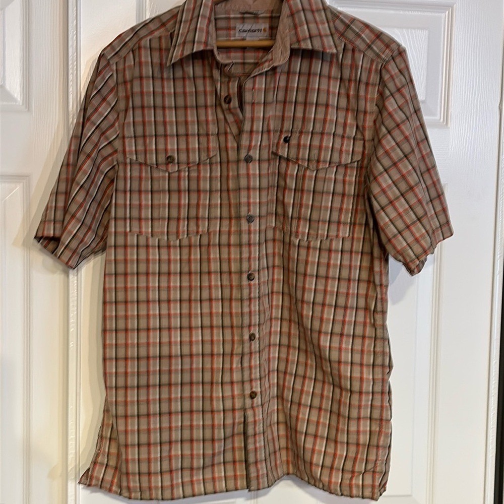 Med Short Sleeve Carhartt relaxed fit two‎ pocket shirt